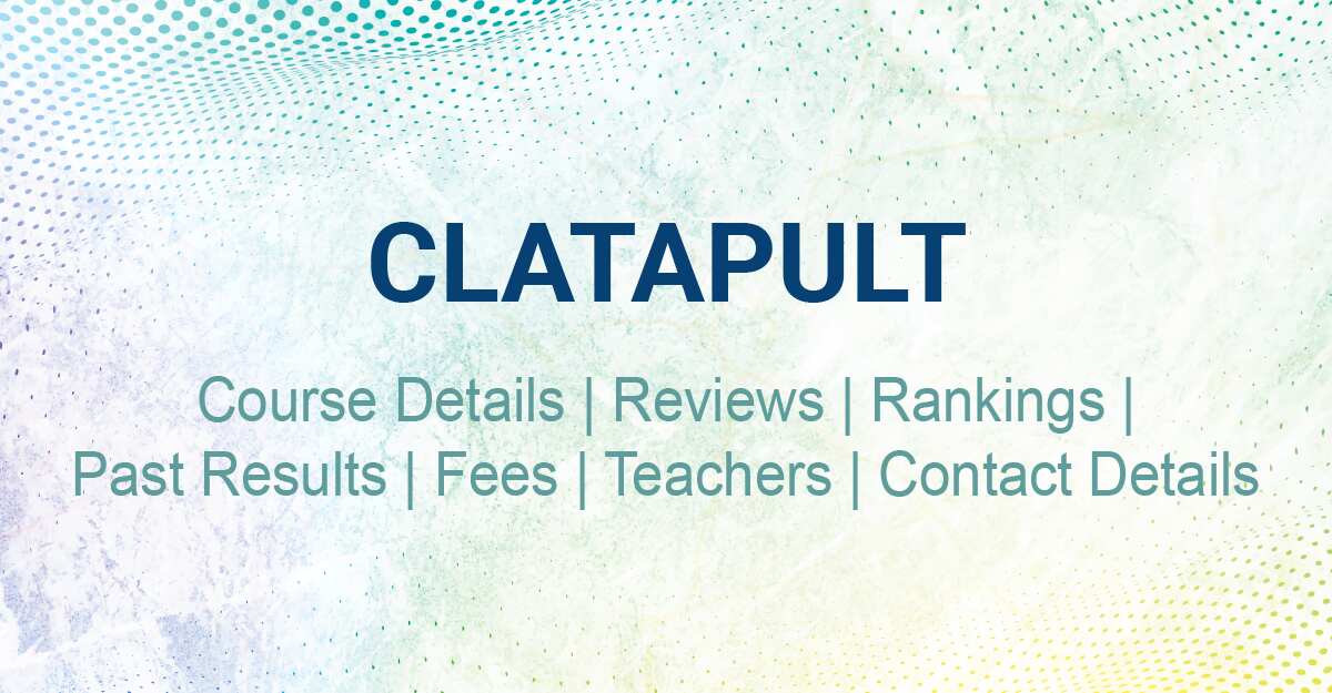 Foremost law entrance coaching center: CLATapult