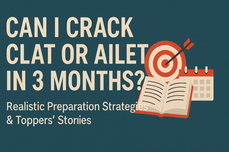Crack CLAT or AILET in 3 Months