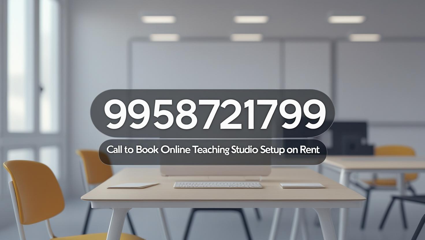Online Teaching Studio Setup on Rent