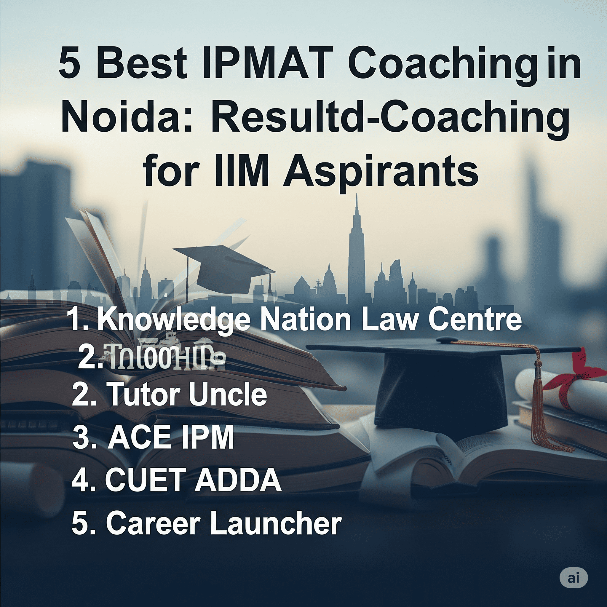 5 Best IPMAT Coaching in Noida Result-Oriented Coaching for IIM Aspirants