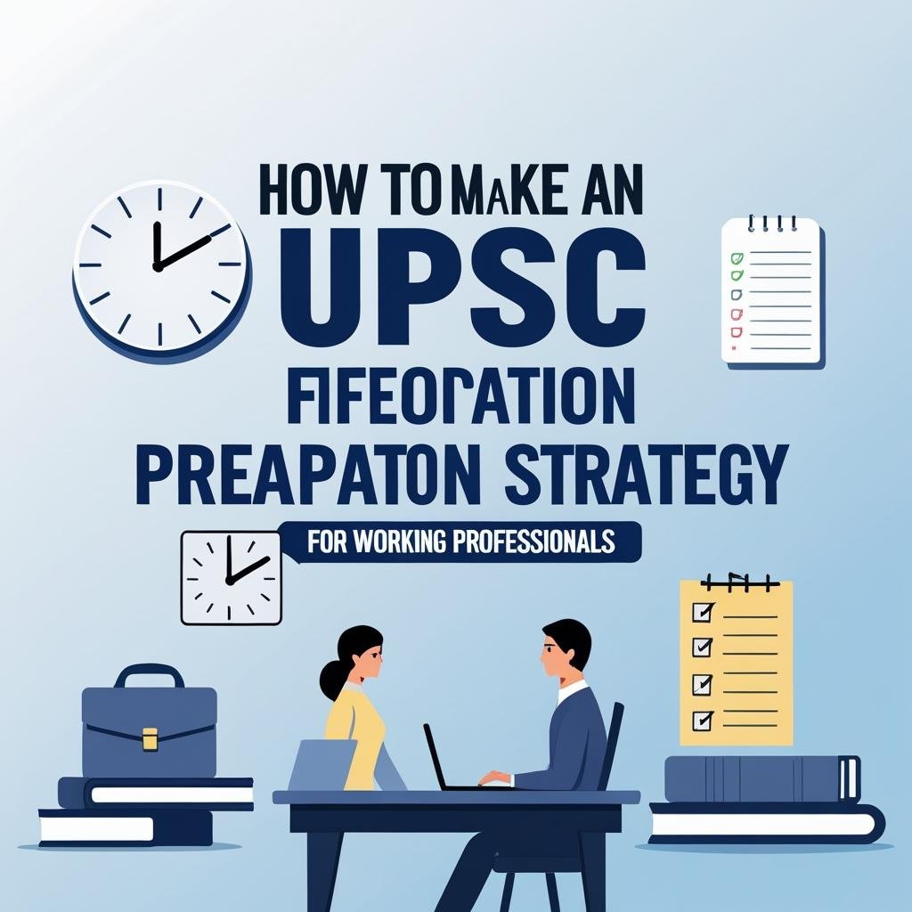 How to Make an Effective UPSC Preparation Strategy for Working Professionals