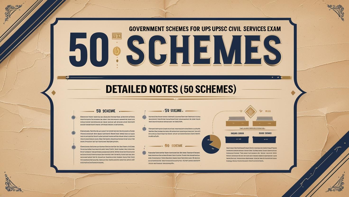 Government Schemes for UPSC Civil Services Exam – Detailed Notes (50 Schemes)