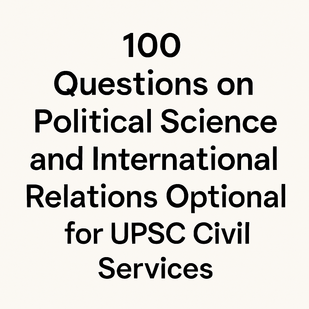 Political Science and International Relations Optional