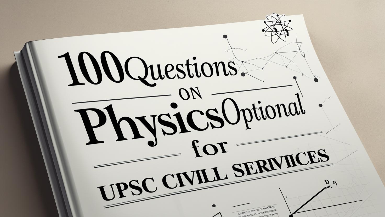 Questions on Physics Optional for UPSC Civil Services