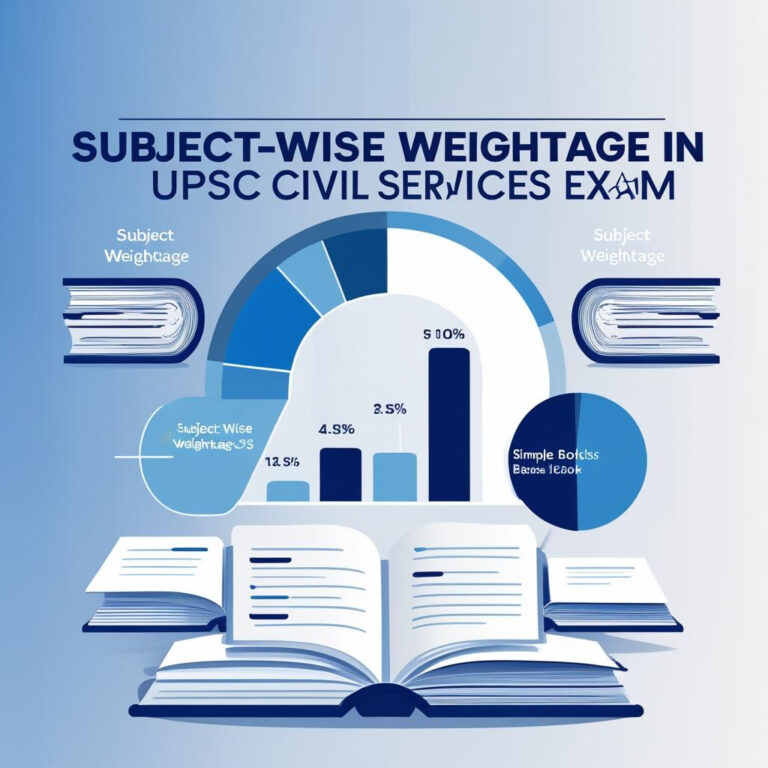 Subject-wise Weightage in UPSC Civil Services Exam