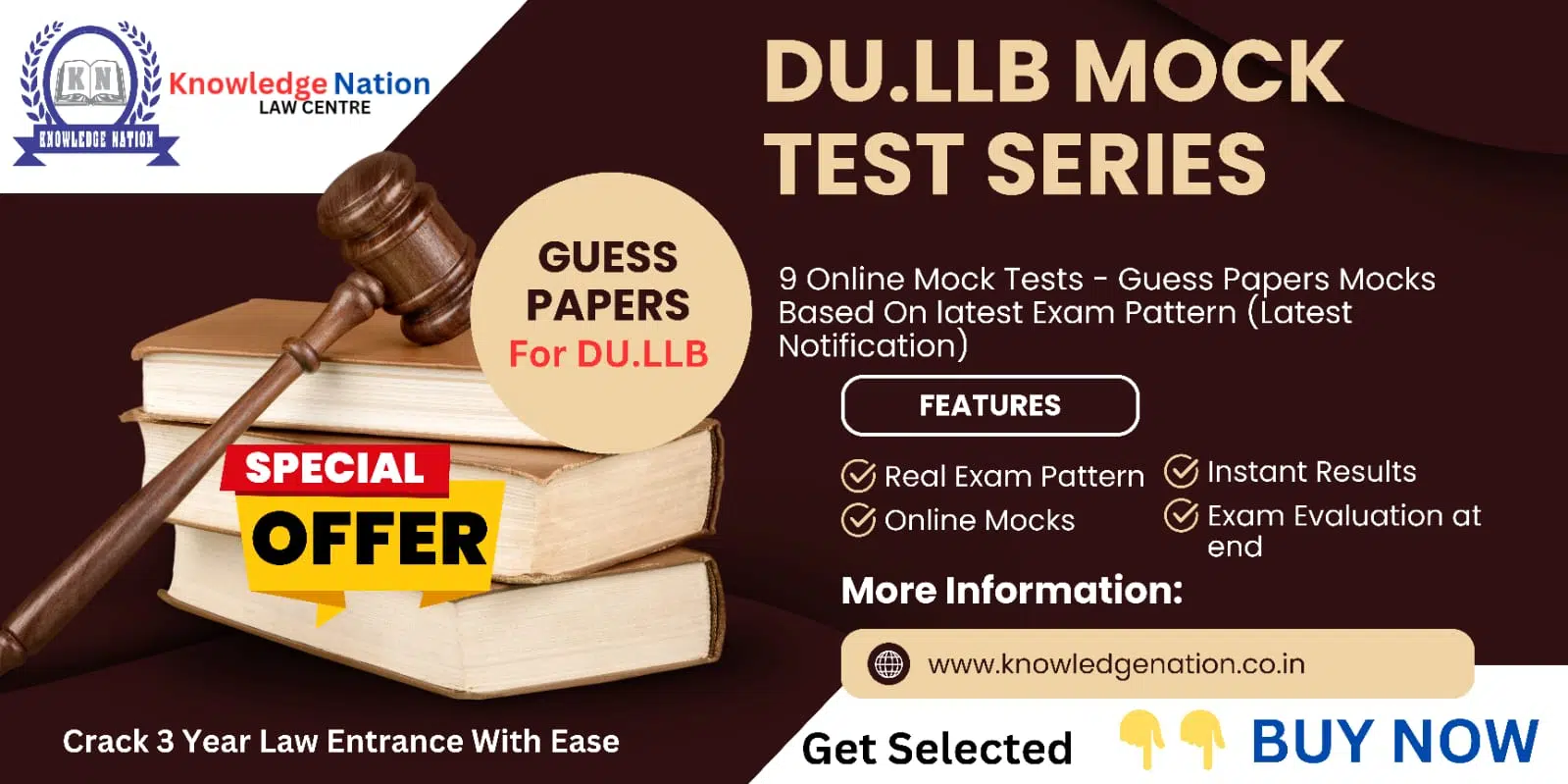 Du.llb Mock Test banner