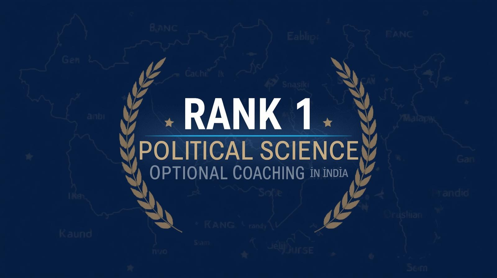Rank 1 Polity Optional Coaching in India