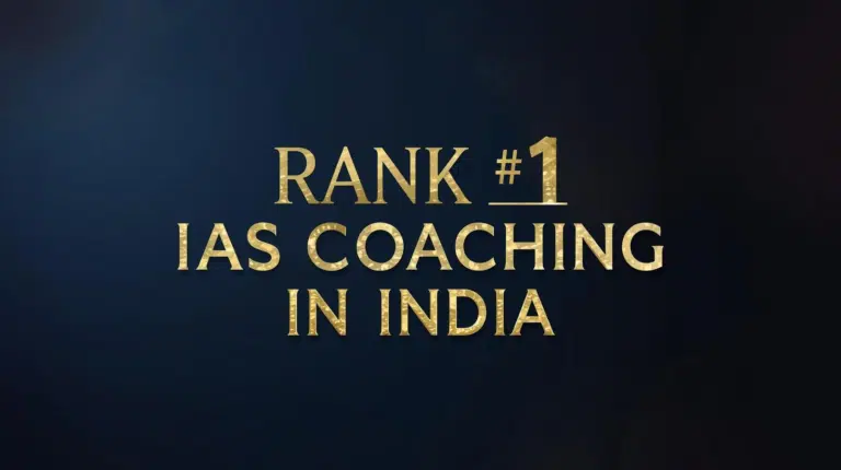 Rank 1 IAS COACHING IN INDIA