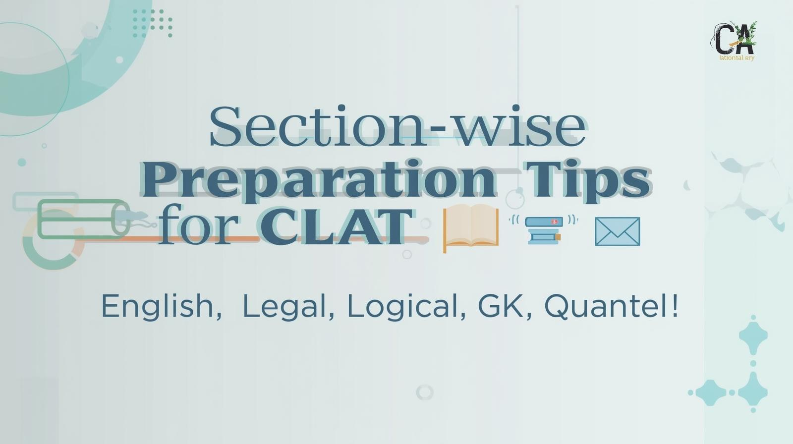 Section-wise Preparation Tips for CLAT