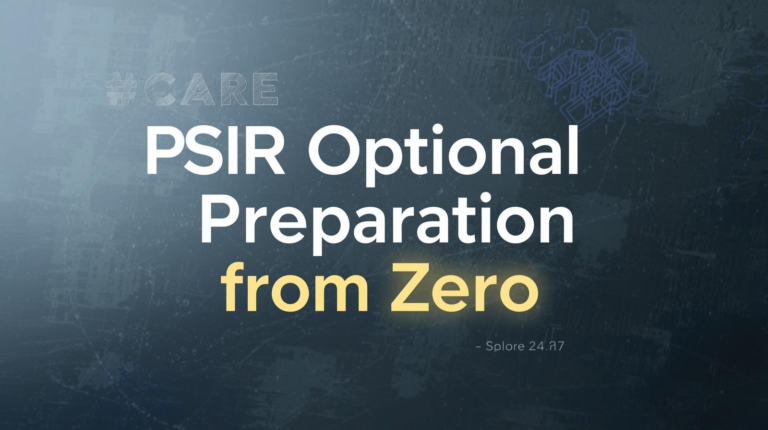 PSIR Optional Preparation from Zero