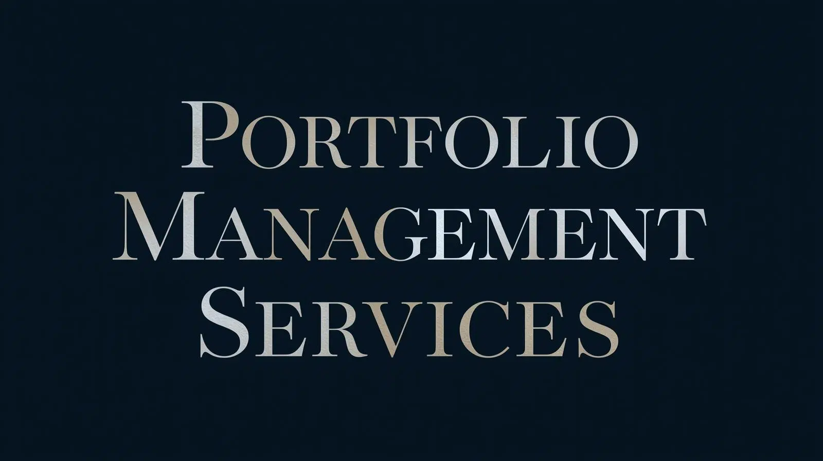 Portfolio Management Services