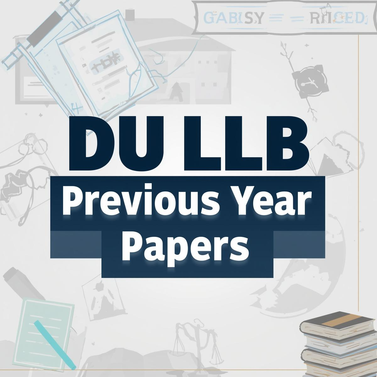 DU.LLB Previous Year papers download