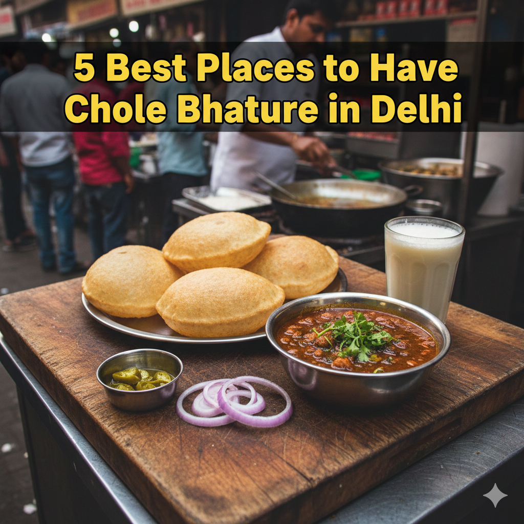 5 Best Places to Have Chole Bhature in Delhi