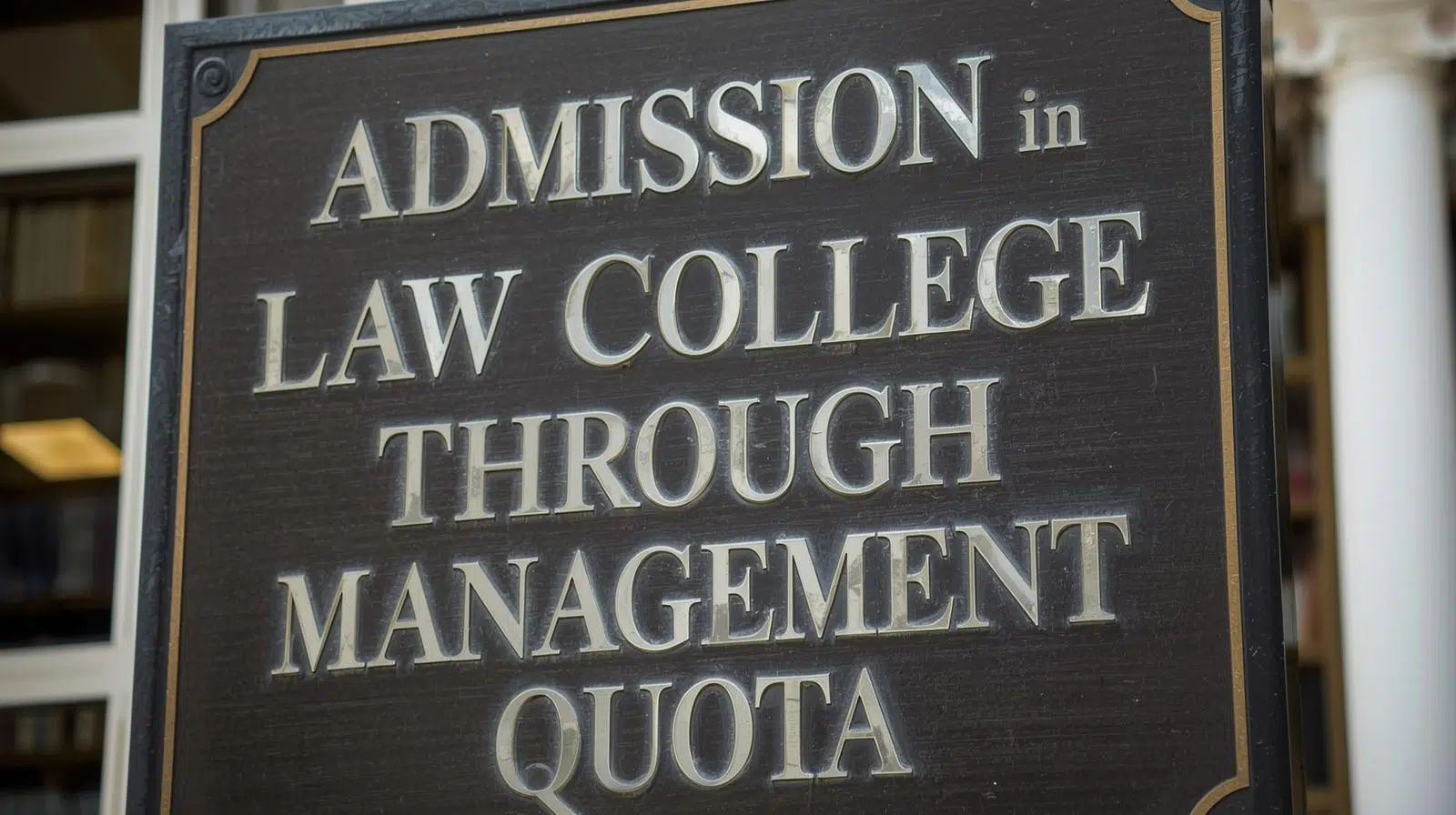 Admission in Law College Through Management Quota
