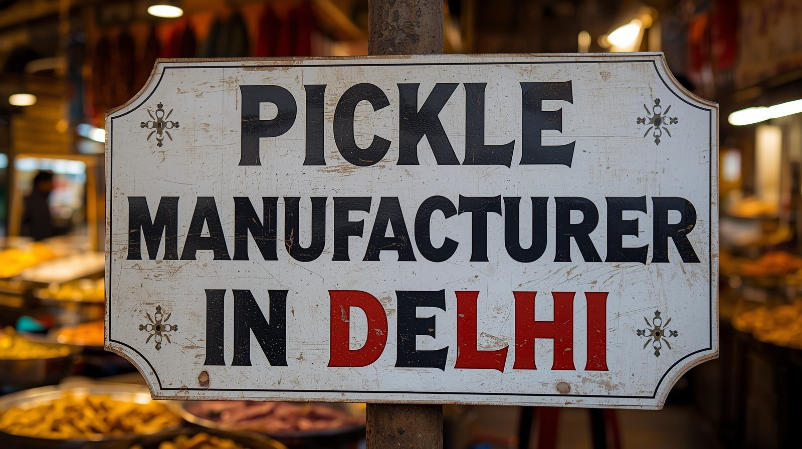 Achar Factory in Mehrauli (Delhi)