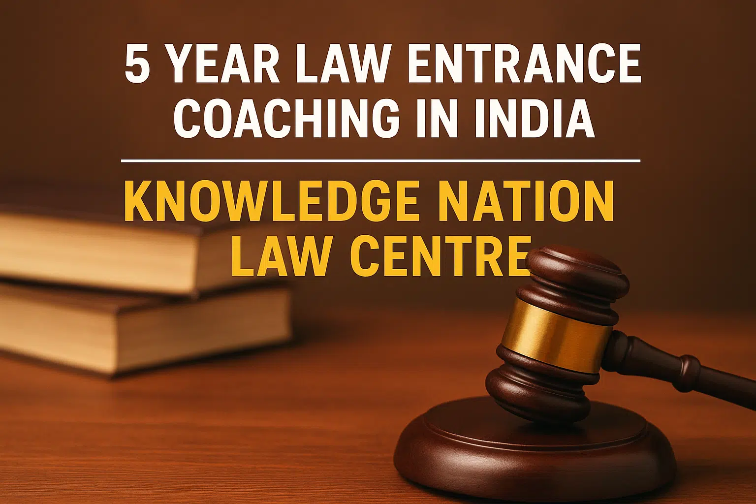 5 Year law entrance coaching