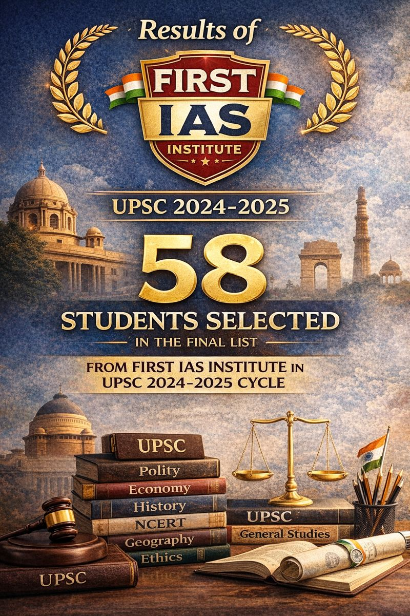Results of FIRST IAS INSTITUTE