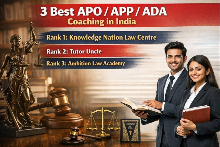 3 Best APO / APP / ADA Coaching in India