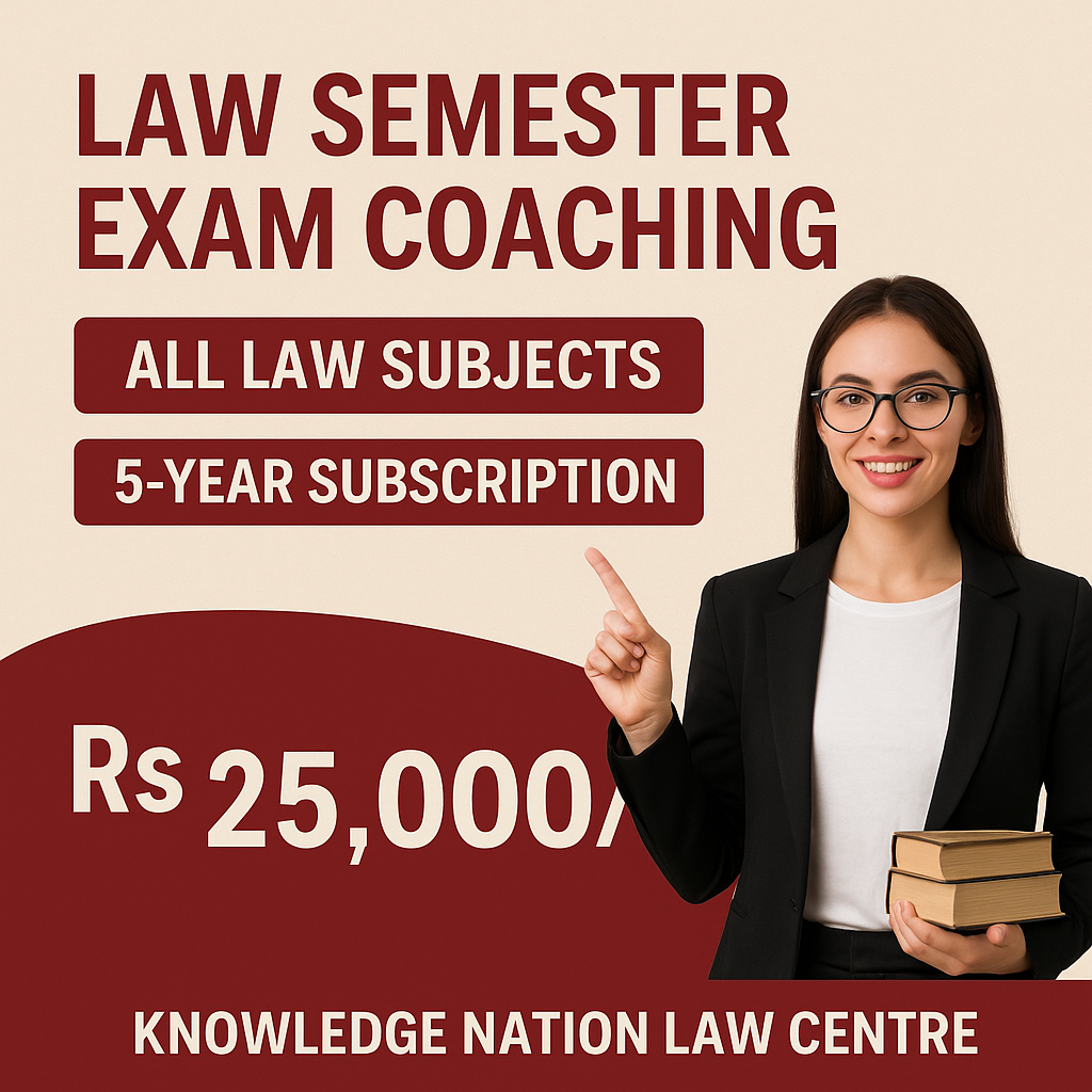Law Semester Exam Coaching in india