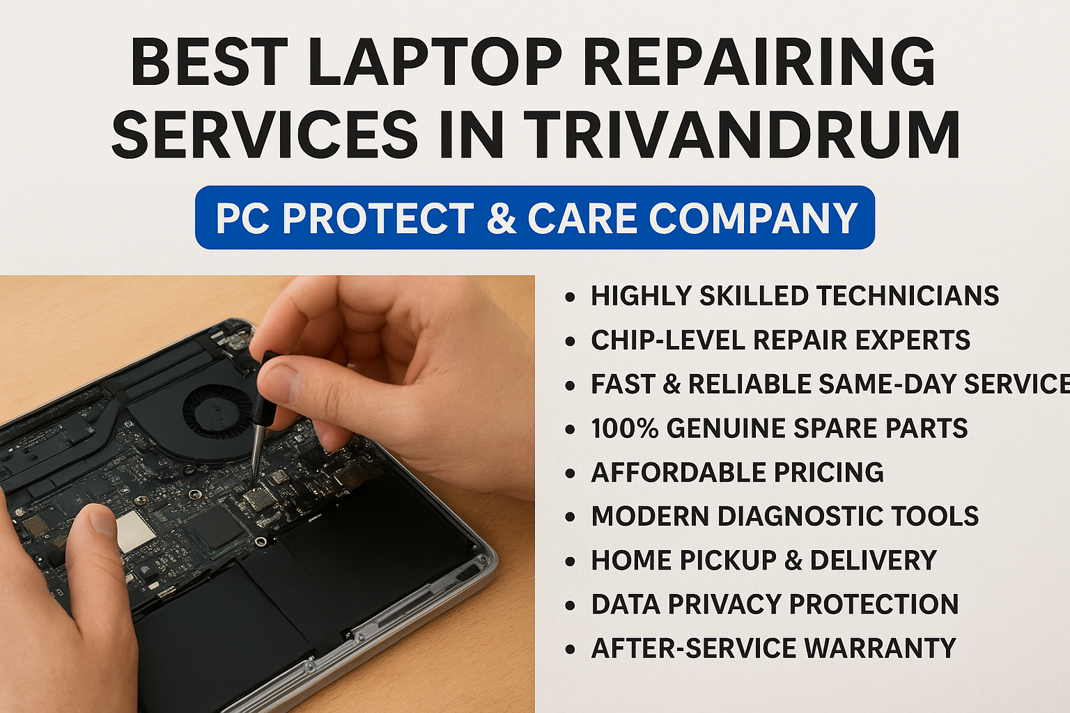 Best Laptop Repairing Services in trivandrum