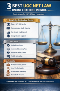 3 Best UGC NET Law Online Coaching