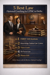 5 Best Law Optional Coaching for UPSC in Delhi