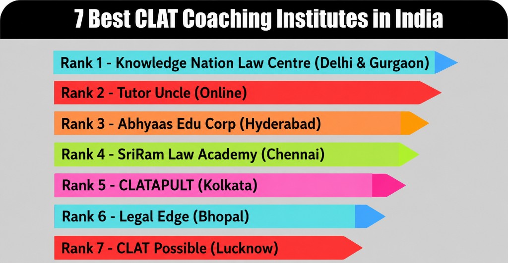 7 Best CLAT Coaching Institutes in India — Rank 2 Tutor Uncle (Online)